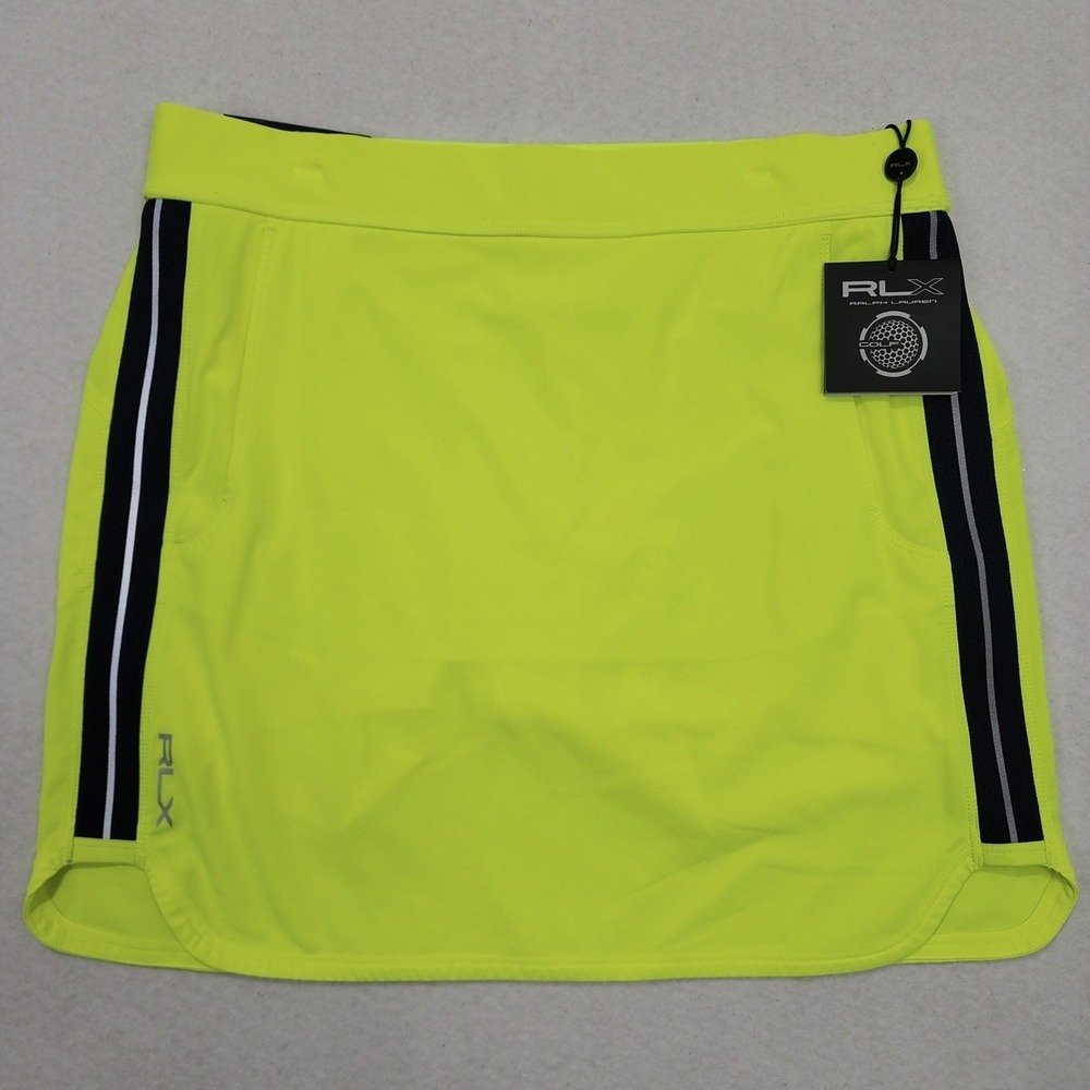 Ralph Lauren Golf Skirt Women Medium Green Stretch Tennis Performance Athleisure